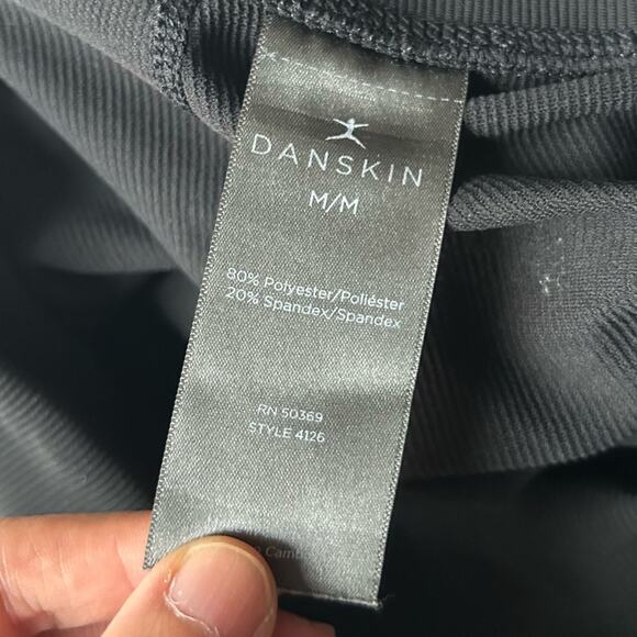 Danskin Blue and Black Biker Shorts Set-women’s size Medium - Picture 7 of 8